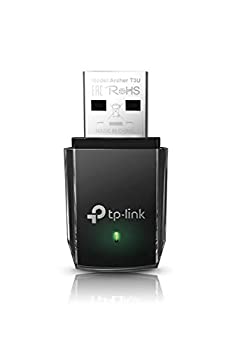 【中古】「ほぼ新品」TP-Link 無線LAN 無線電話ローカルエリアネットワーク 子機 11ac MU-MIMO AC1300 866+400Mbps デュアルダンス楽隊 Archer T3U 黒いこと