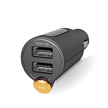 【中古】「非常に良い」エレコム FMトランスミッター/Bluetooth/USB2ポート付/2.4A/重低音付/ブラック