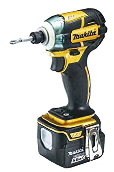 【中古】「非常に良い」マキタ(Makita) 充電式インパクトドライバ 14.4V ゴールド TD137DSP1