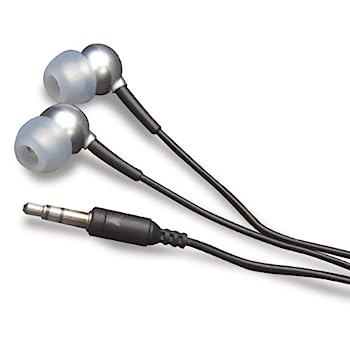 【中古】「ほぼ新品」3.5粍繋ぎ付き添い人のiPod / MP3電気蓄音機の悧巧のMobileSpecインイヤー式インナーイヤーヘッドホン（しろがね色） ヘッドホン・イヤホン-オーディオ