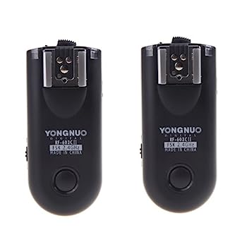【中古】「非常に良い」YONGNUO製 ラジオスレーブ RF-603 キャノン用セット 60D/550D/500D/1000D/450D/400D/350D /300Dに対応