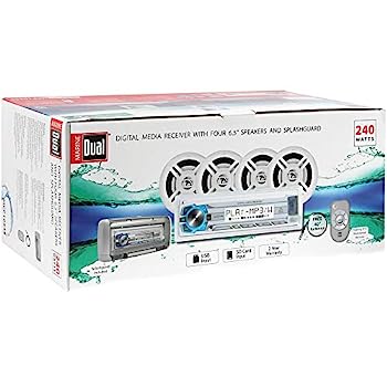 【中古】「未当てはめる品」デュアルMarine Mechless傍受機AM / FM USB / SD 2ありの実6.5?\