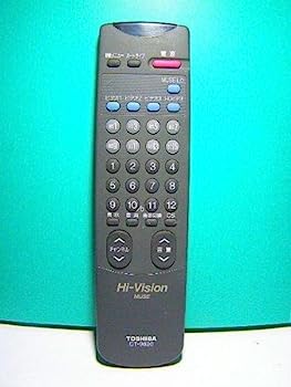 【中古】「ほぼ新品」東芝 テレビ受像機遠隔操作 CT-9820