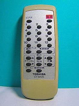 【中古】「未当てはめる品」東芝 テレビ受像機遠隔操作 CT-9912S