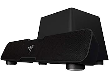 【中古】（人並み外れたに似つかわしい）Razer Leviathan サブウーハー付デジタルサウンドバー 【日本置き目代わりになる店品】 RZ05-01260100-R3A1 黒いこと
