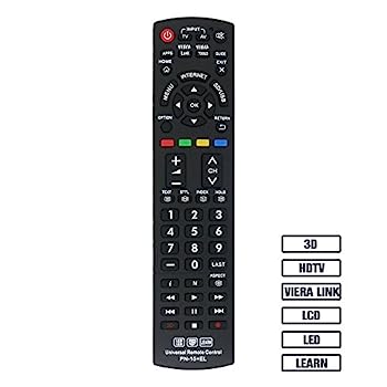 【中古】Luckystarユニバーサル取り替えっこ用Lostリモートコントロールpn-15?+ Elほぼ全くのPanasonicブランド名TV n2qayb000485?N2qayb000100?N2qayb000221?N2q