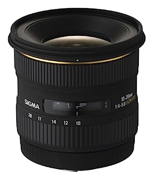【中古】（非常に良い）SIGMA 超広角ズームレンズ 10-20mm F4-5.6 EX DC HSM ニコン用 APS-C専用 201555