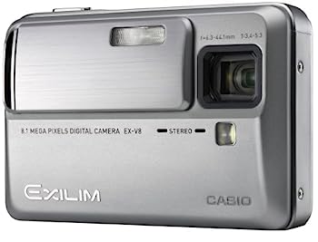 【中古】CASIO デジタルカメラ EXILIM (エクシリム) Hi-ZOOM シルバー EX-V8SR｜オマツリライフ別館