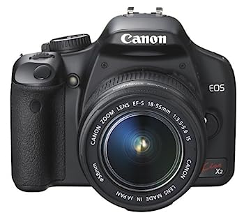 【中古】Canon デジタル一眼レフカメラ EOS Kiss X2 レンズキット KISSX2-LKIT|オマツリライフ別館