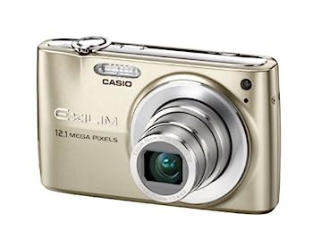 【中古】（人並み外れたに似つかわしい）CASIO デジタル写真機 EXILIM EX-Z400 ゴールド EX-Z400GD