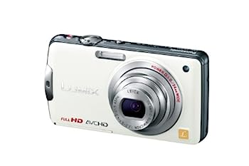 【中古】パナソニック デジタル写真機 LUMIX FX700 貝殼白いこと DMC-FX700-W 1410万絵素 光学5倍望遠レンズ 広角24粍 3.0型タッチパネル液晶 盛りだくさん固定ディスク画像