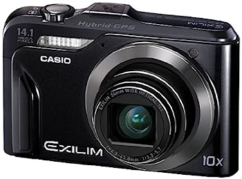 【中古】（人並み外れたに似つかわしい）CASIO デジタル写真機 EXILIM EXH20G 1410万絵素 光学10倍望遠レンズ EX-H20GBK 黒いこと