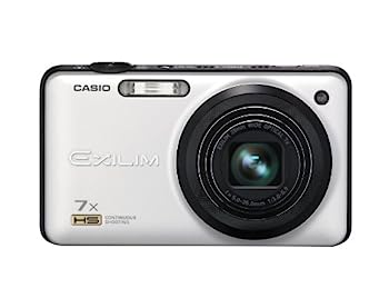 【中古】「人並み外れたに似つかわしい」CASIO デジタル写真機 EXILIM EX-ZR15 白いこと EX-ZR15WE