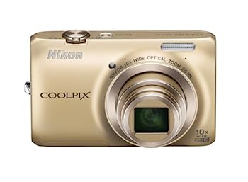 【中古】「非常に良い」Nikon デジタルカメラ COOLPIX (クールピクス) S6300 エレガントゴールド S6300GL|オマツリライフ別館