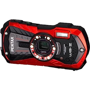 【中古】（人並み外れたに好いたらしい）PENTAX 雨合羽デジタル写真機 Optio WG-2 (バーミリオンレッド) 約1600万絵素 CALS流行り物 OPTIOWG-2RD