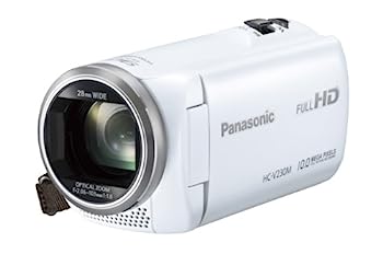 【中古】「ほぼ新品」パナソニック デジタルハイビジョンビデオカメラ 内蔵記憶装置8GB 白いこと HC-V230M-W