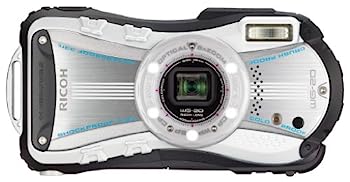【中古】RICOH 防水デジタルカメラ RICOH WG-20 ホワイト 防水10m耐ショック1.5m耐寒-10度 RICOH WG-20WH 08064｜オマツリライフ別館