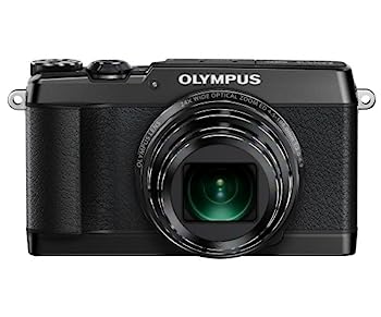 【中古】（非常に良い）OLYMPUS デジタルカメラ STYLUS SH-1 ブラック 光学式5軸手ぶれ補正 光学24倍&超解像48倍ズーム SH-1 BLK