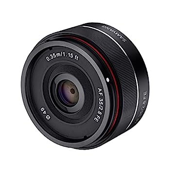 【中古】SAMYANG 単焦点広角レンズ AF 35mm F2.8 FE ソニーαE用 フルサイズ対応|オマツリライフ別館