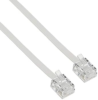 【中古】「未使用品」Digio2 スリムモジュラーケーブル 10m 6極4芯/2芯 電話ケーブル TEL-210W