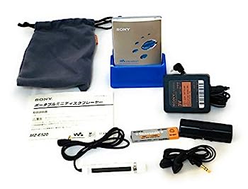 【中古】（人並み外れたに好いたらしい）ソニー MDウォークマン しろがね色 MZ-E520 S