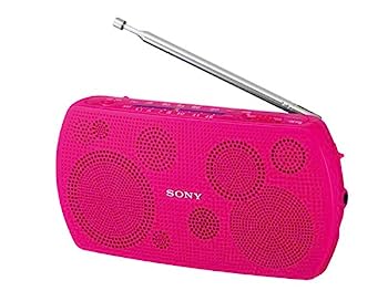 【中古】「非常に良い」SONY ステレオポータブルラジオ ピンク SRF-18/P|オマツリライフ別館