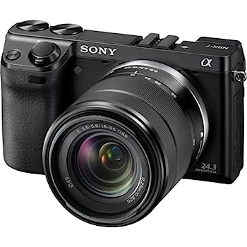 【中古】（非常に良い）ソニー SONY ミラーレス一眼 α NEX-7 ズームレンズキット E18-55mm F3.5-5.6 OSS付属 専用ブラックモデル NEX-7K｜オマツリライフ別館