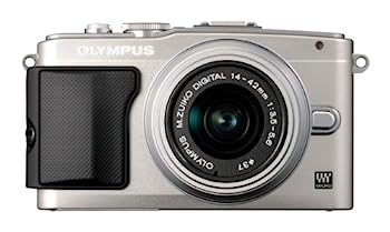 【中古】（非常に良い）OLYMPUS ミラーレス一眼 PEN Lite E-PL5 レンズキット シルバー E-PL5 LKIT SLV