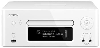 【中古】「人並み外れたに似つかわしい」Denon CEOL 網状組織CD受信システム AirPlay/ハイレゾ音源相応う 白いこと RCD-N8-W