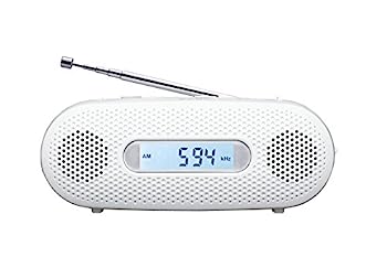 【中古】Panasonic FM/AM 2ダンス楽隊受信システム 繰り合わせる申し受けるラジオ受信機 白いこと RF-TJ10-W