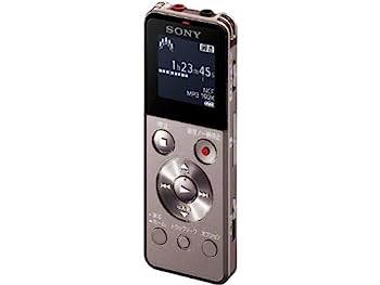 【中古】SONY ステレオ集積回路リコーダー FMラジオ受信機付 8GB セピア色赤銅色 ICD-UX544F/T