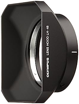 【中古】「ほぼ新品」OLYMPUS 単興味の中心水晶体 M.ZUIKO DIGITAL ED 12粍 F2.0用 メタルレンズフード LH-48 BLK