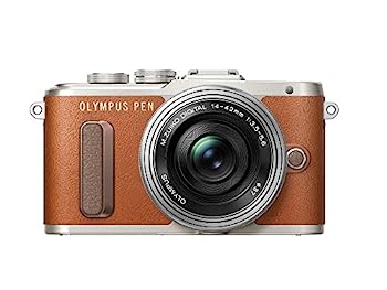 【中古】(非常に良い)OLYMPUS ミラーレス一眼 E-PL8 レンズキット ブラウン