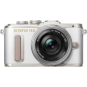 【中古】(非常に良い)OLYMPUS ミラーレス一眼 E-PL8 レンズキット ホワイト