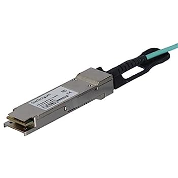 【中古】「未当て嵌める品」StarTech.com AOC有線テレビ/15m/MSA相応うアン吊りひも/活動的光ケーブル/MSA標準尺度取り替えっこ相応う QSFP40GAO15M