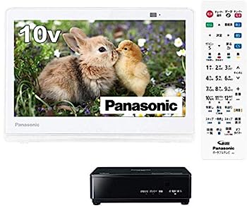 【中古】「ほぼ新品」パナソニック 10V型 ポータブル 液晶テレビ プライベート・ビエラ 防水タイプ ホワイト UN-10E9-W