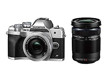【中古】「未使用品」OLYMPUS ミラーレス一眼カメラ OM-D E-M10 MarkIV EZダブルズームキット シルバー