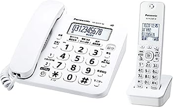 【中古】「未使用品」パナソニック コードレス電話機(子機1台付き) ホワイト VE-GD27DL-W