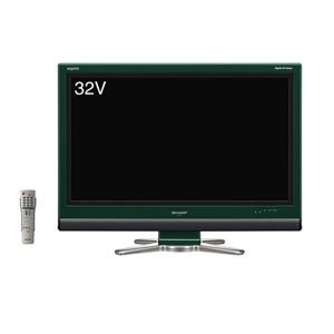 【中古】「非常に良い」シャープ 32V型 ハイビジョン 液晶テレビ シャープ(SHARP) グリーン AQUOS LC-32D30-G|オマツリライフ別館