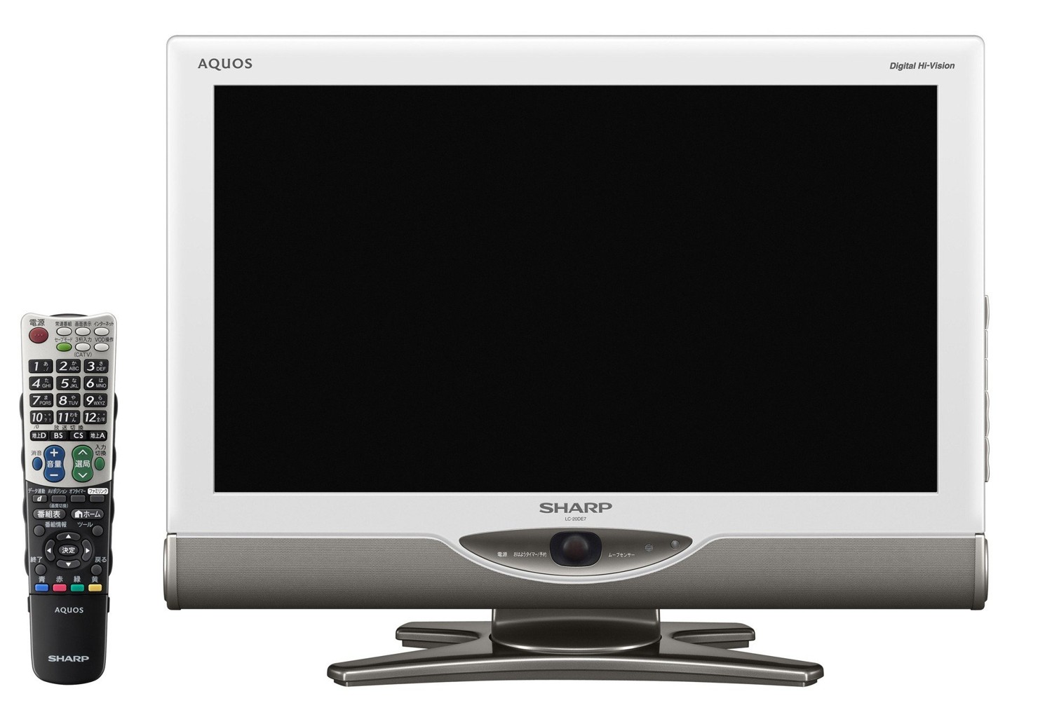 【中古】SHARP 20V型 ハイビジョン 液晶テレビ シャープ(SHARP) ホワイト AQUOS LC-20DE7-W｜オマツリライフ別館