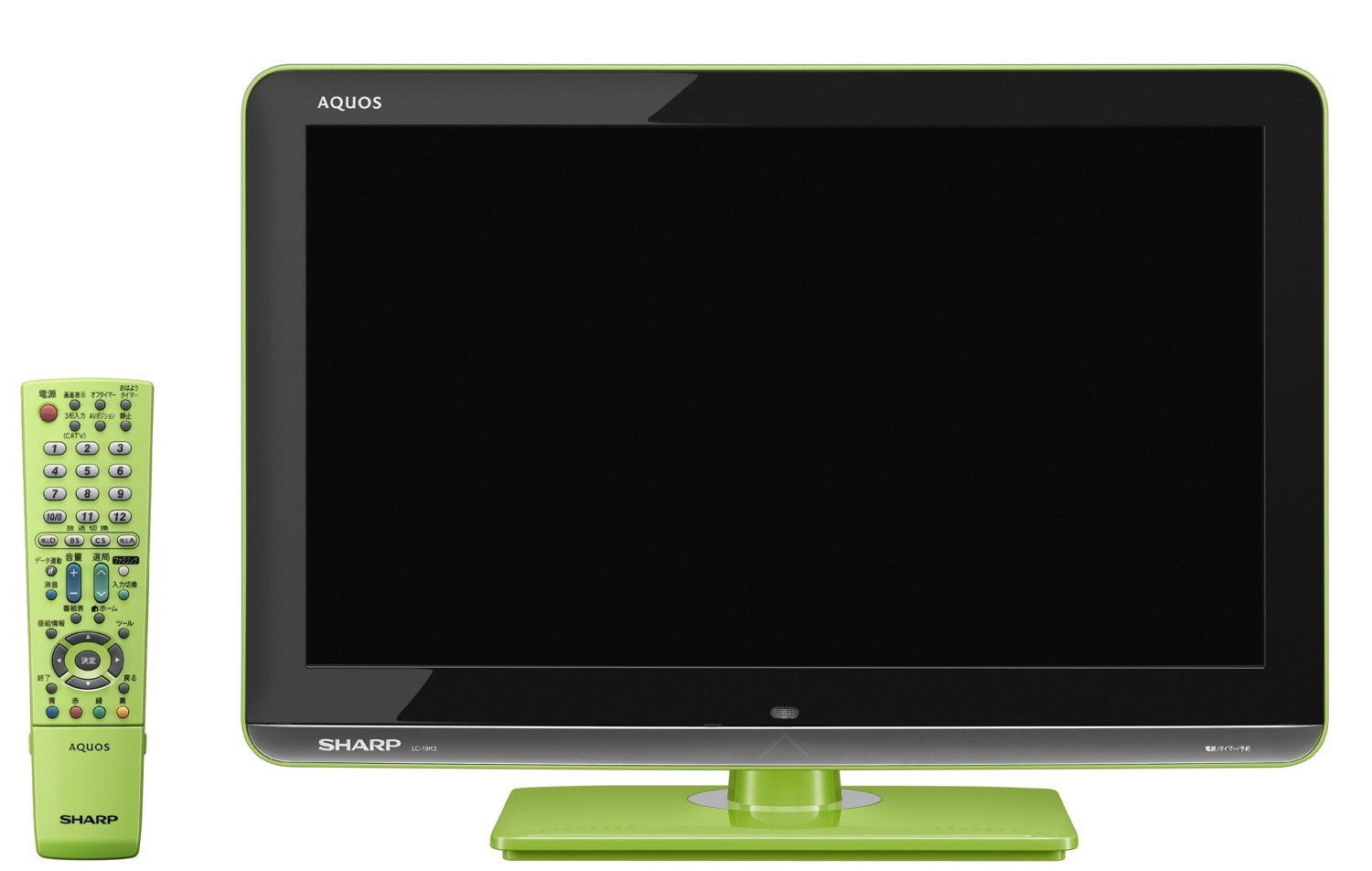 【中古】シャープ 19V型 ハイビジョン 液晶テレビ シャープ(SHARP) グリーン AQUOS LC-19K3-G|オマツリライフ別館