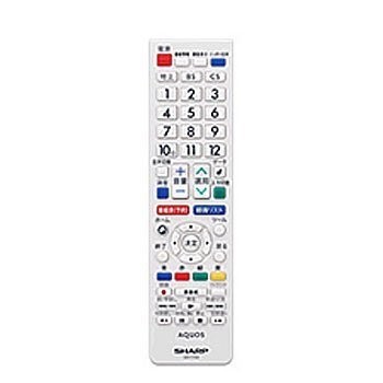 【中古】「ほぼ新品」シャープ SHARP シャープ(SHARP) 0106380483 RRMCGB177WJSB テレビリモコン 0106380483|オマツリライフ別館