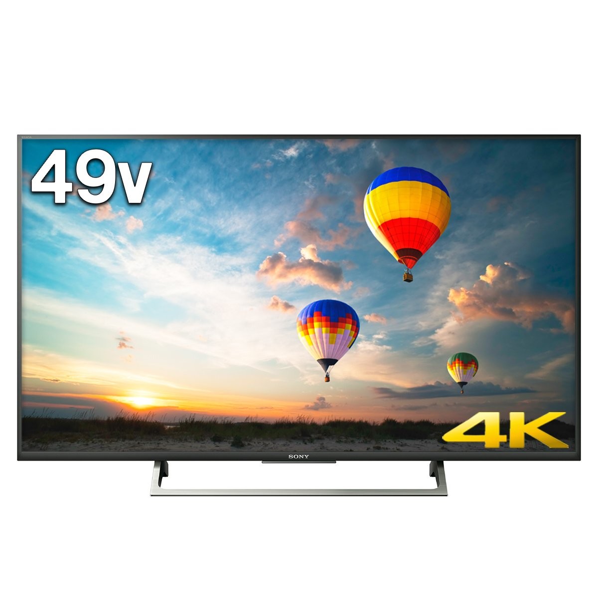 【中古】ソニー 49V型 液晶 テレビ ブラビア KJ-49X8000E Sony B 4K Android TV 外付けHDD録画外付けHDD裏番組録画 2017年モデル｜オマツリライフ別館