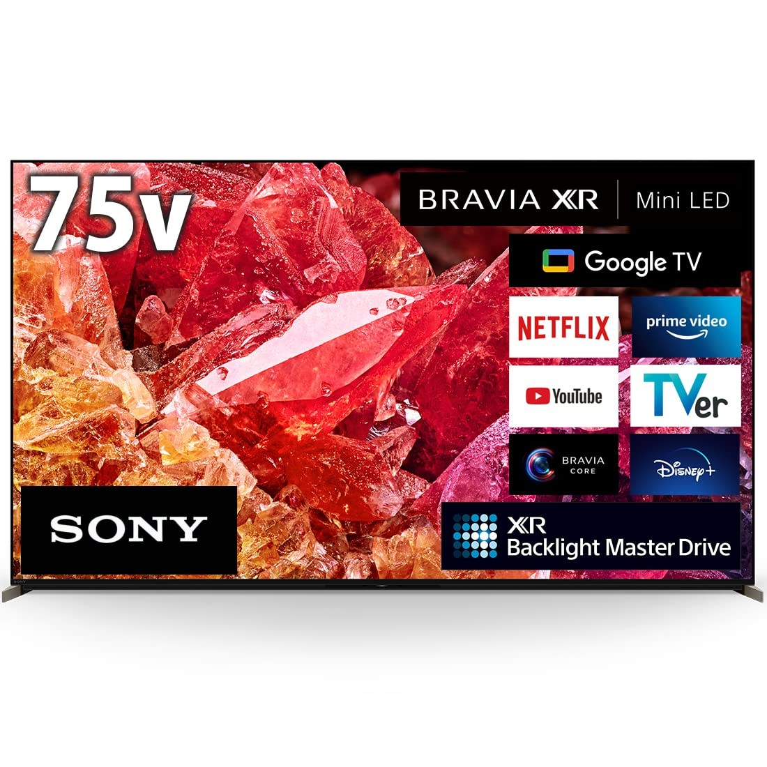 【中古】「未使用品」ソニー 75V型 4K 液晶 テレビ ブラビア XRJ-75X95K Mini LED BRAVIA Sony XR 倍速 Google TV ソニー・ピクチャーズの映画2年間見放題付き 4K/120fps対応 斜めから見ても綺麗 10畳以上推奨 2022年モデル｜オマツリライフ別館