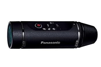 【中古】「ほぼ新品」パナソニック ウェアラブルカメラ 黒いこと HX-A1H-K