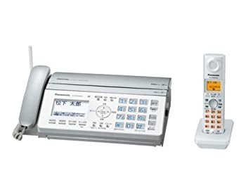 【中古】パナソニック おたっくす デジタルコードレスFAX 子機1台付き シルバー KX-PW508DL-S|オマツリライフ別館