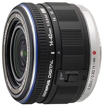 【中古】「非常に良い」OLYMPUS 標準ズームレンズ M.ZUIKO DIGITAL ED 14-42mm F3.5-5.6 ブラック|オマツリライフ別館