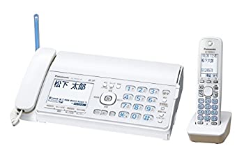【中古】「非常に良い」パナソニック おたっくす デジタルコードレスFAX 子機1台付き 1.9GHz DECT準拠方式 ホワイト KX-PD502DL-W｜オマツリライフ別館