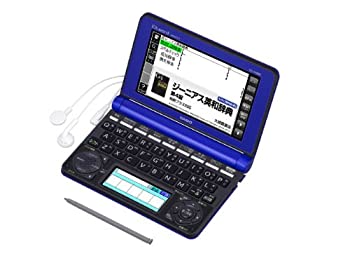 【中古】カシオ計算機 陰電子字引き EX-word XD-N4800 (140コンテンツ/高校生模範例/青み) XD-N4800BU