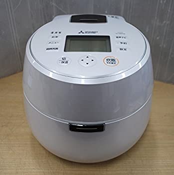 【中古】「非常に良い」三菱電機 IHジャー炊飯器 本炭釜 KAMADO 5.5合炊き プレミアムホワイト NJ-AW106-W
